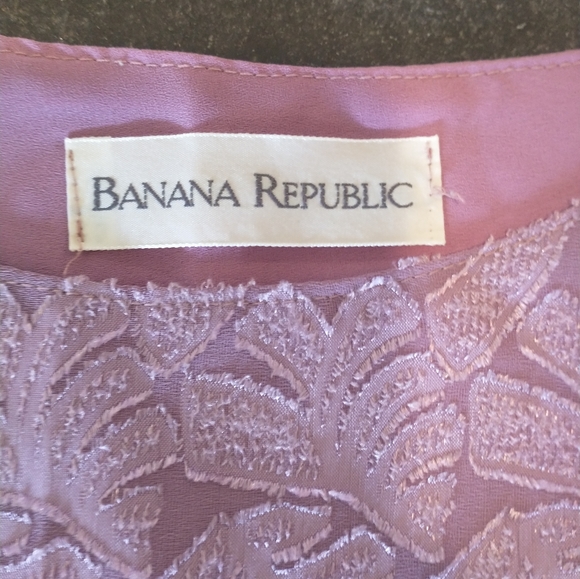 Banana Republic Top XL Purple - Picture 2 of 2